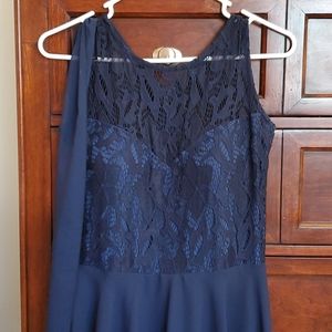 Navy bridesmade dress
